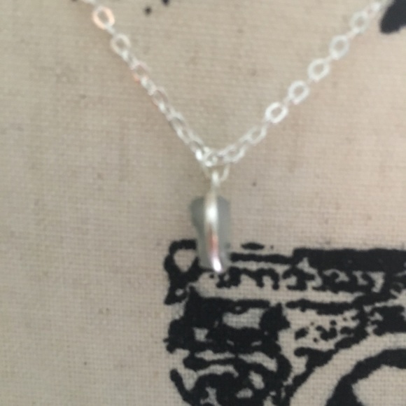 🎉13XHP🎉 Silver Druzy Heart Necklaces - Picture 7 of 7